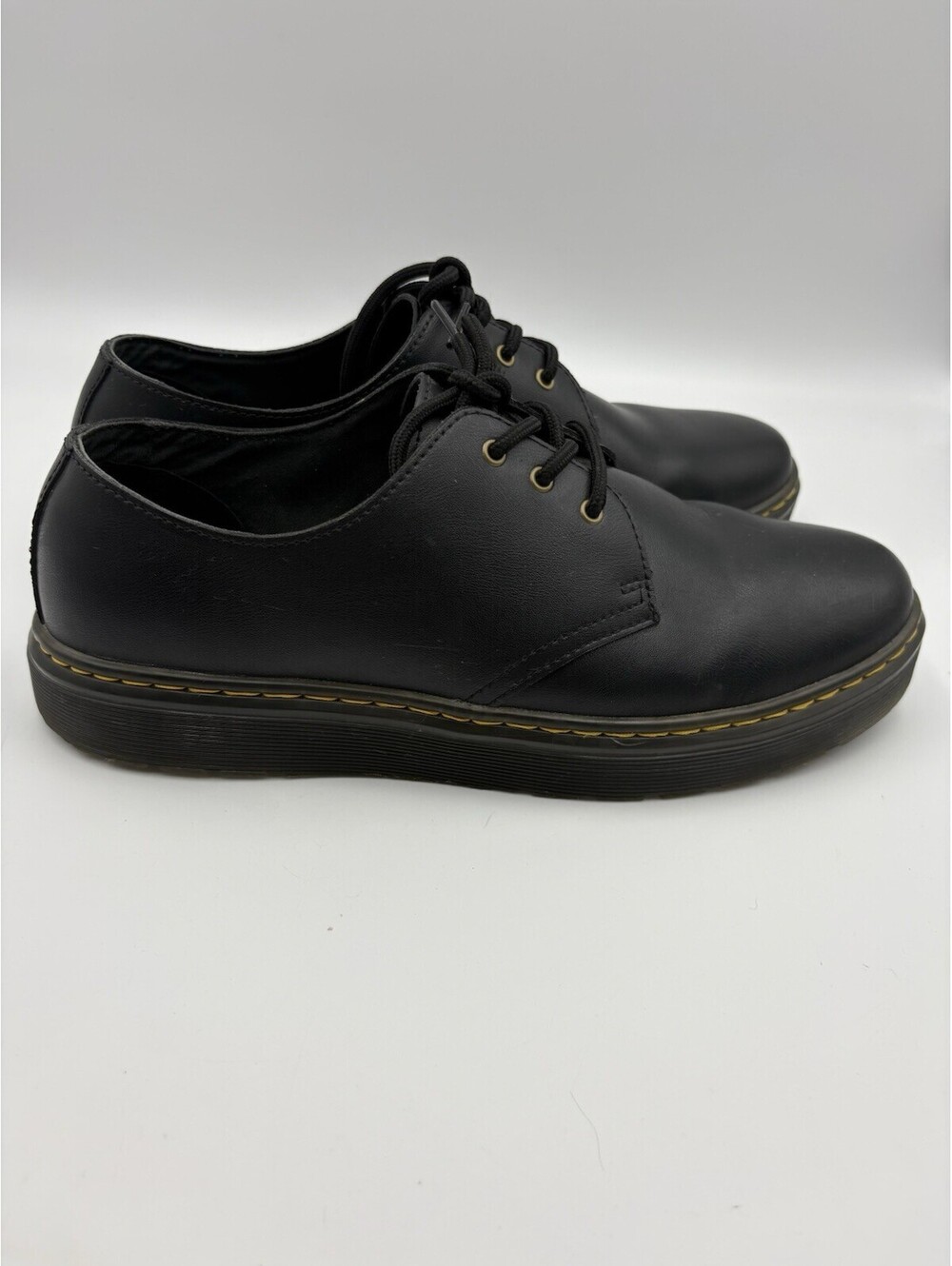 Dr. Martens Zavala Lo Black Leather Lace-Up Oxford US 10 UK 9 EU 43